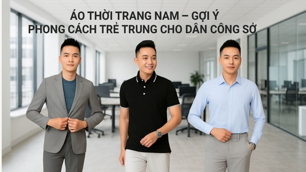 Áo thời trang nam – Gợi ý phong cách trẻ trung cho dân công sở