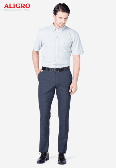 Quần âu nam công sở cao cấp Aligro ALGL1015 màu navy