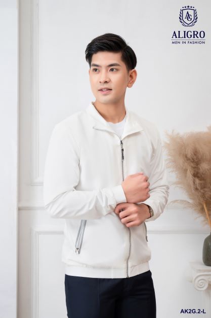 ÁO KHOÁC GOLF 2 LỚP TRẮNG AK2G.2