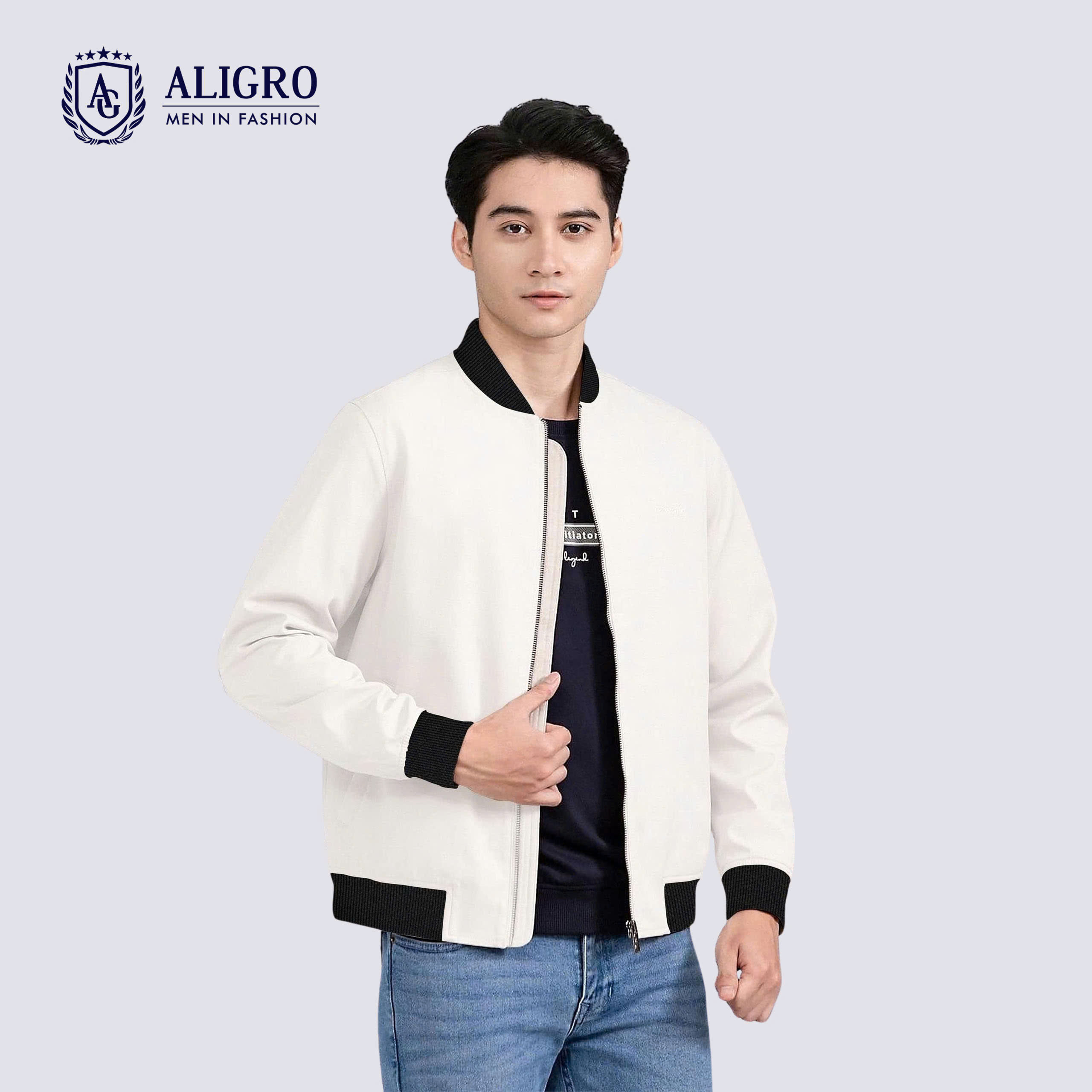 Áo khoác nam 2 lớp Aligro ALGAKB